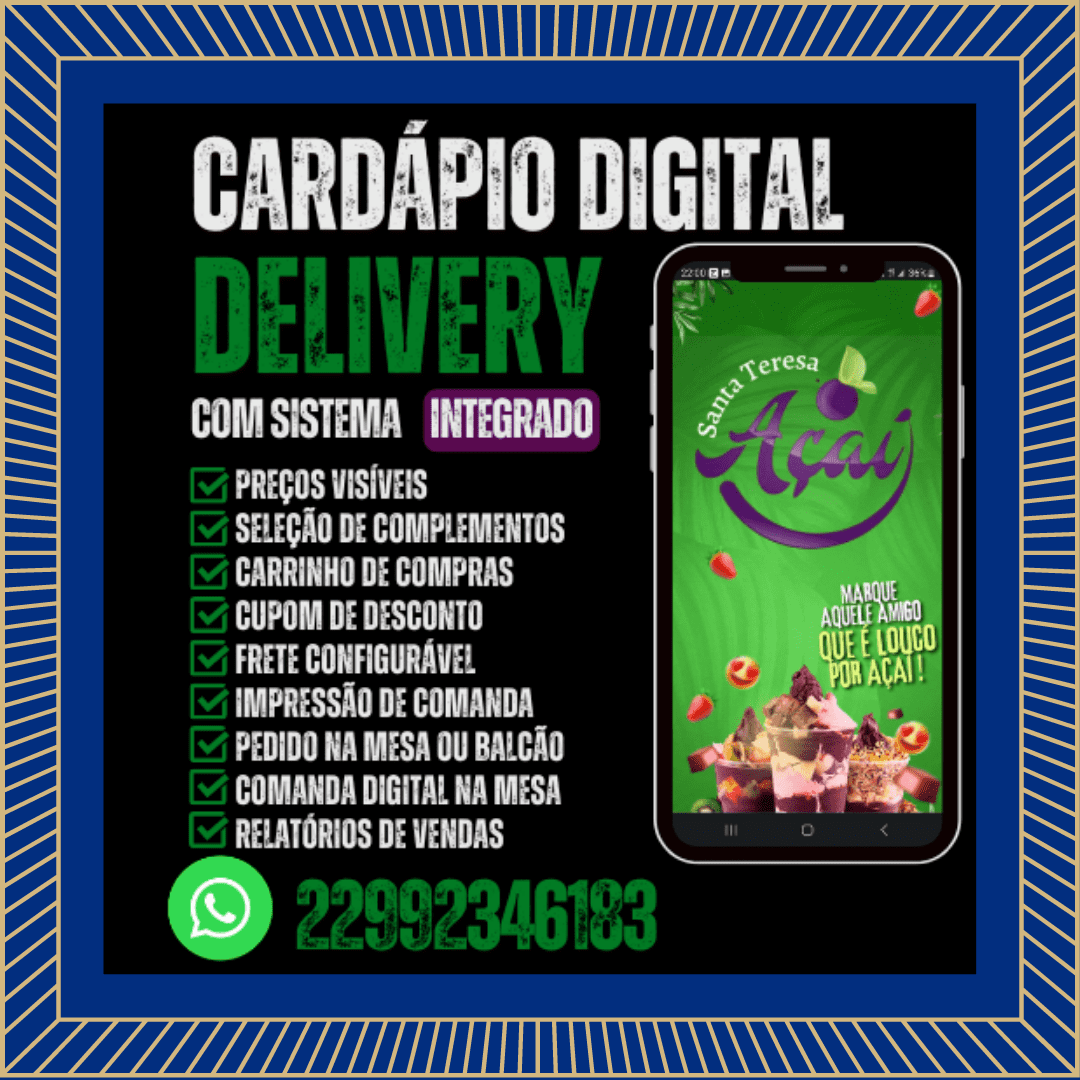 GALERIA CARDÁPIO DIGITAL
